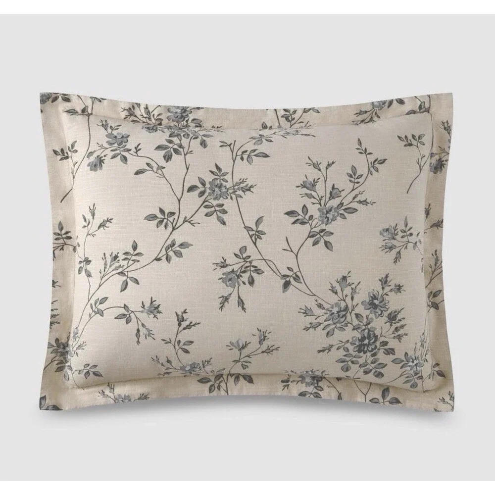 Jeremiah Brent Palacio Floral Duvet Cover Set Full Queen 3pc Cotton NEW $86.90